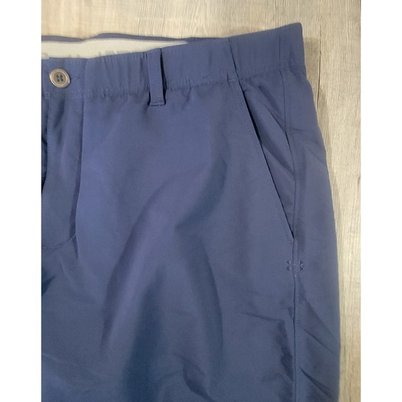Under Armour UA Match Play Mens 40x32 Performance Golf Pants Blue Euc - Picture 5 of 12